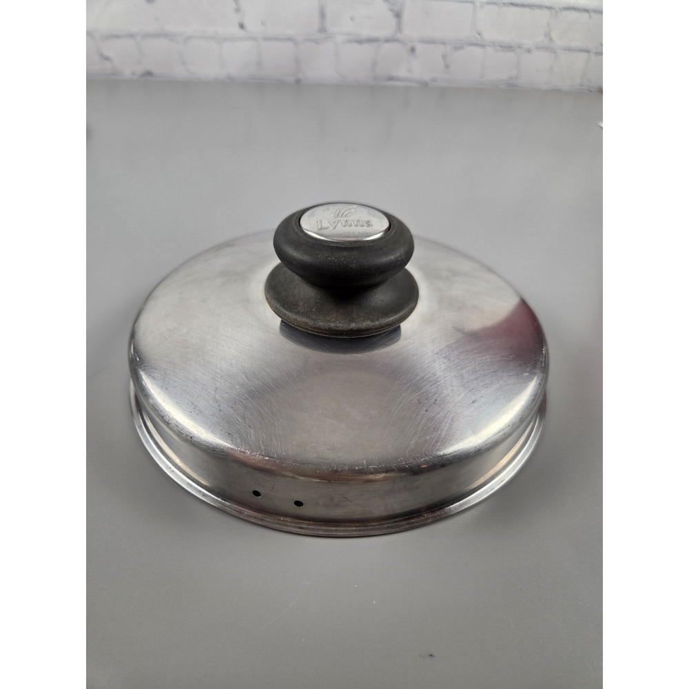 Vintage Lynn's Cookware Stainless Steel Lid Only Replacement 7.25"